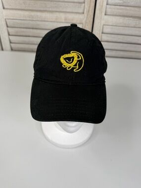 DISNEY The Lion King Dad Hat Black w Gold Simba Embroidery Unisex-OS